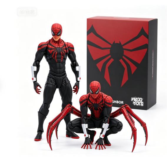 Superior Spider-Man Peter Parker Film Version Spider-Man Action Figure Joint Movable Toys Model Collection Toy Gift