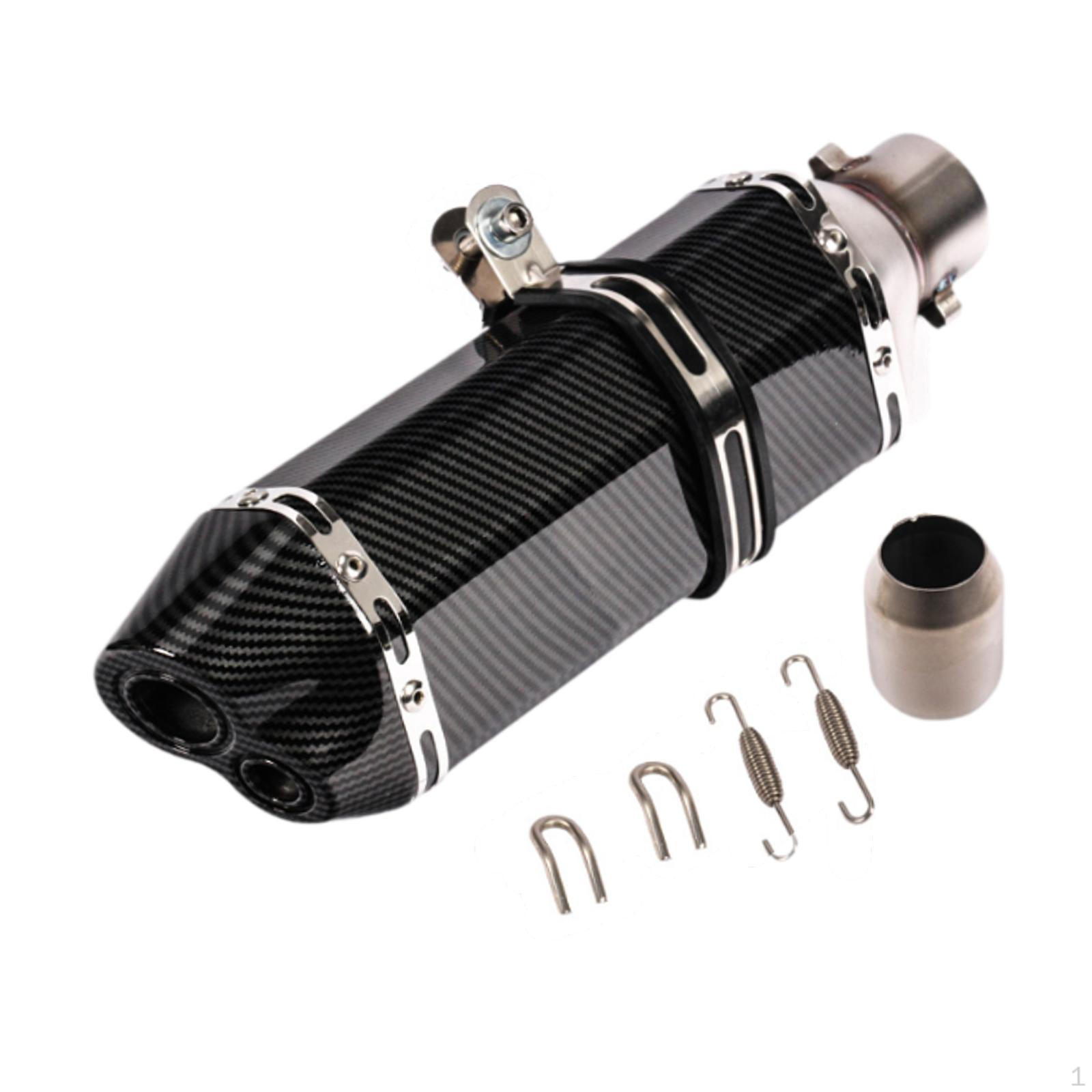 

Motorcycle Exhaust Pipe Unversal Replaces with Spring dB Killer 370mm