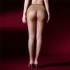 Sexy Women 360 Seamless Oil Glossy Shiny Sockings High Waist Pantyhose Thin Sheer See Through Tights Open Crotch Maid Stockings