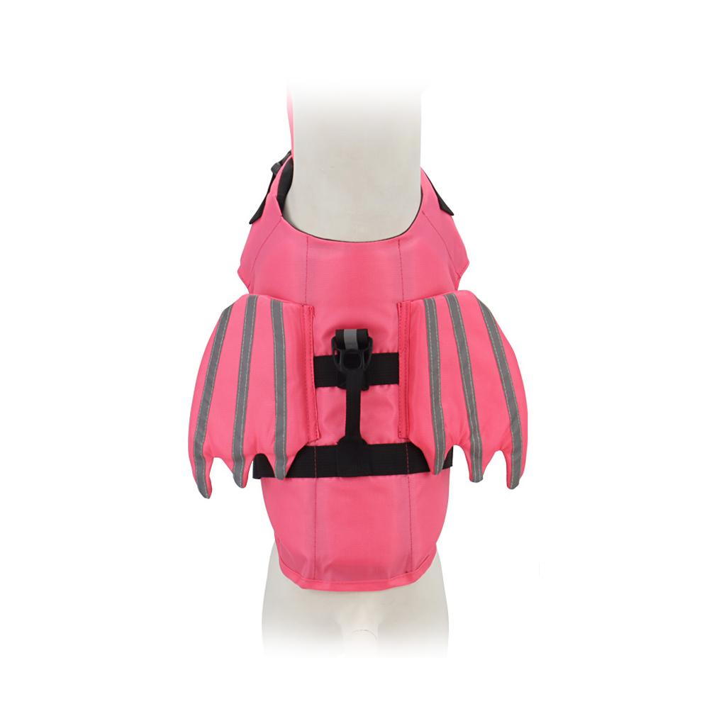 

Dog Life Vest Jacket Reflective Puppy Swim Clothes Beach Swimming Pool Pet Vest for Small Big Dogs XS chest 36-42cm ярко-розовый
