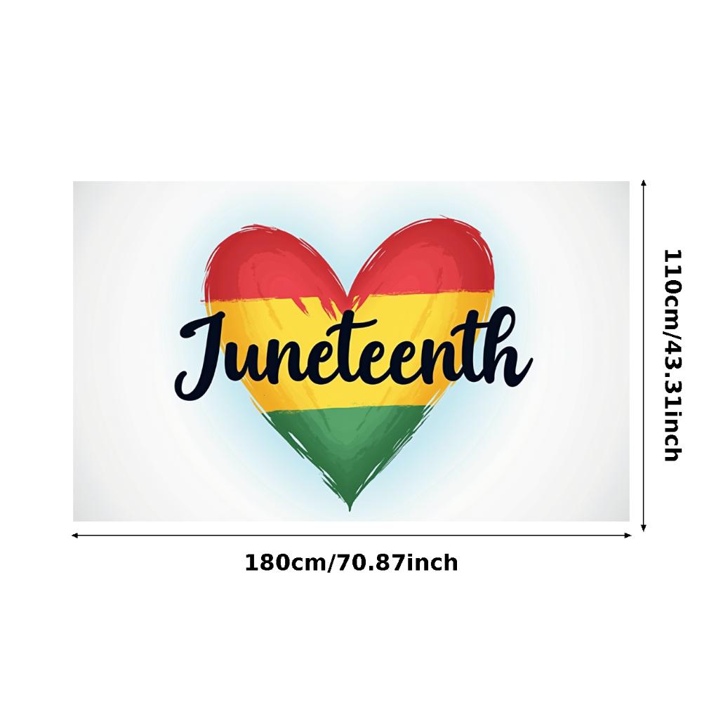 Colorful Theme Juneteenth Banner Community Celebration Banner Emancipation Banner for Outdoor Festivities Public Events