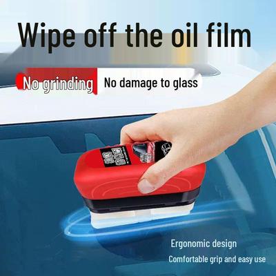 Ölfilm-Entferner-Bürste für Autoglas - Dekontaminations-Reinigungstuch für Flecken