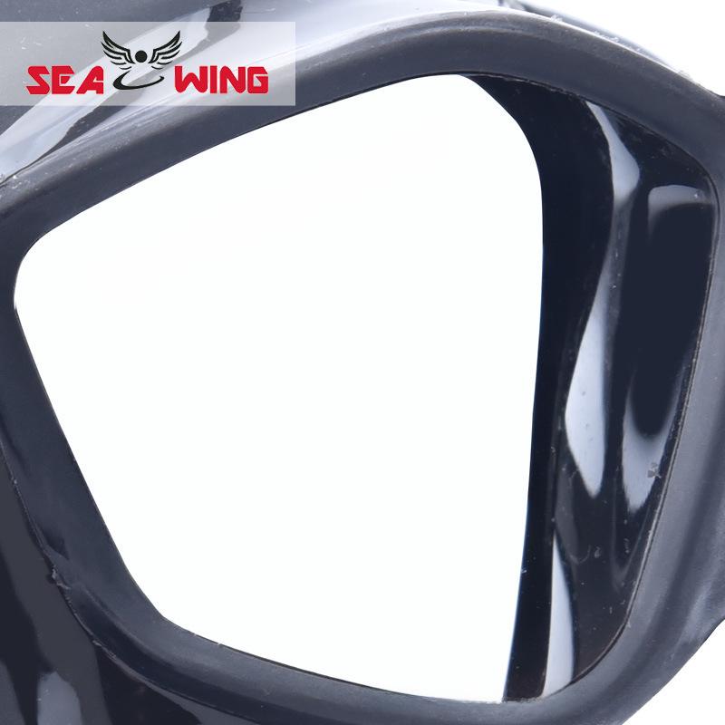 Adult Snorkeling & Diving Mask Set: HD Anti-Fog Tempered Glass Goggles