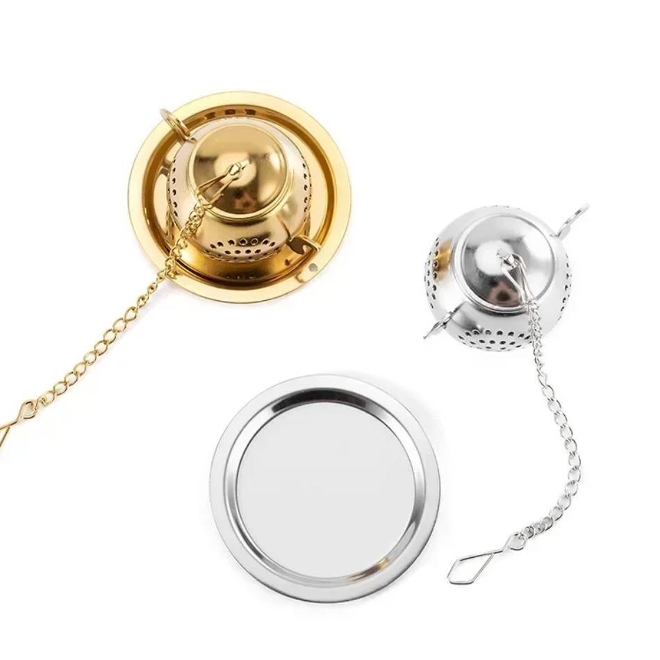 Gold Teapot Shaped Stainless Steel Loose Leaf Tea Infuser Reusable Tea Strainer For Herbal Spice Teaware Ceremony Accessories