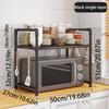 1 Set Of Multifunctional Thickened Household Kitchen Microwave Storage Rack, Microwave Seasoning Storage Rack