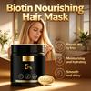 Biotin Nourishing Hair Mask Deeply Repairs Dry Frizz, Moisturizes, Moisturizes, Softens Hair, Smoothes and Brightens, Improves Damaged Hair 100g