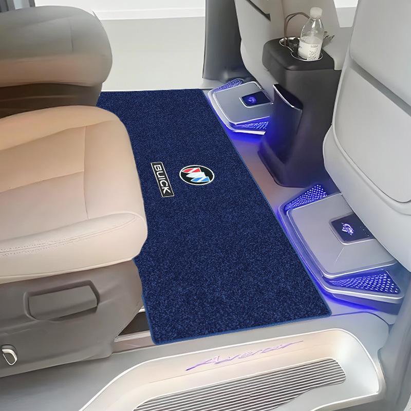Buick GL8 Land Shang Middle Row Carpet Floor Mats - Custom Interior Wooden Foot Pads
