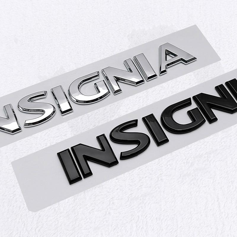 INSIGNIA Letter Emblem Car Stickers for Opel INSIGNIA Tail Label Rear Trunk Modified Decorative Mark Decals