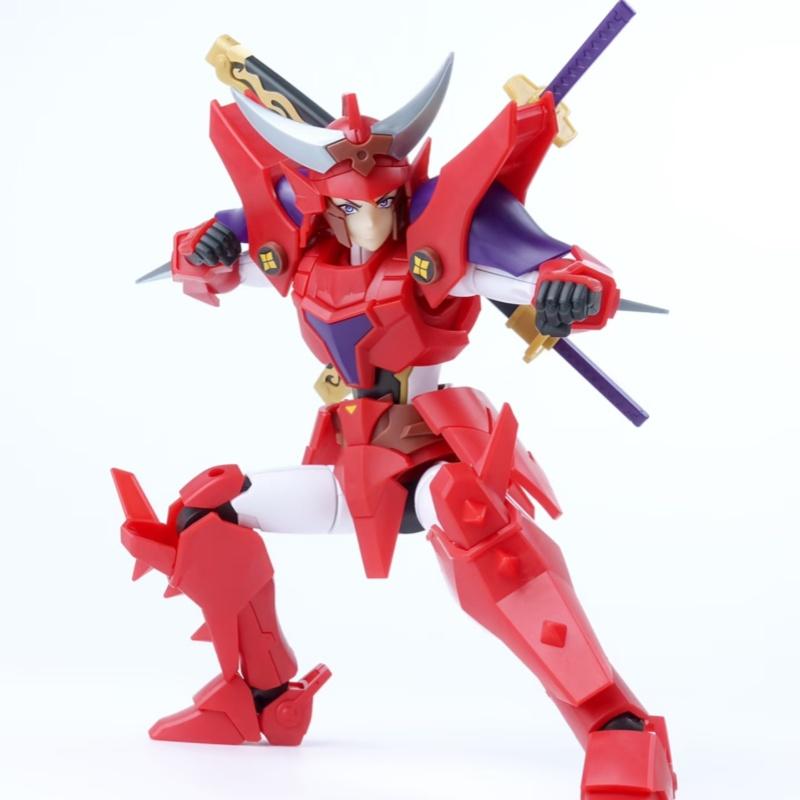 Auf Lager 30mf Yoroi·Shinden Samurai [Ronin Warriors] Gai des Feuers Anime Actionfiguren Montage Sammlungsspielzeug Geschenk