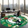 Boston Celtics (1) Runder Büroteppich Dekorativer Bodenteppich für Büro Schlafzimmer Wohnzimmer und Wohnbereich