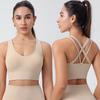 Women Shockproof Beautiful Back Sports Bra With Removable Pads For Running Fitness Yoga