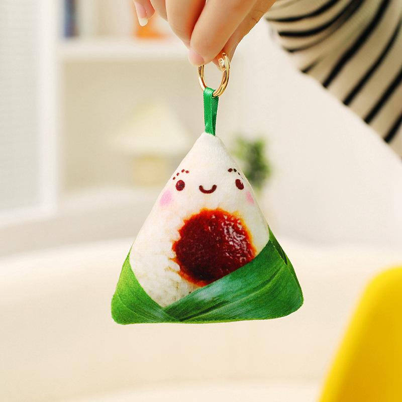 Dragon Boat Festival Gifts Simulated Zongzi Pillow Toys Egg Yolk Zongzi Meat Zongzi Small Toys Company Holiday Event Gifts