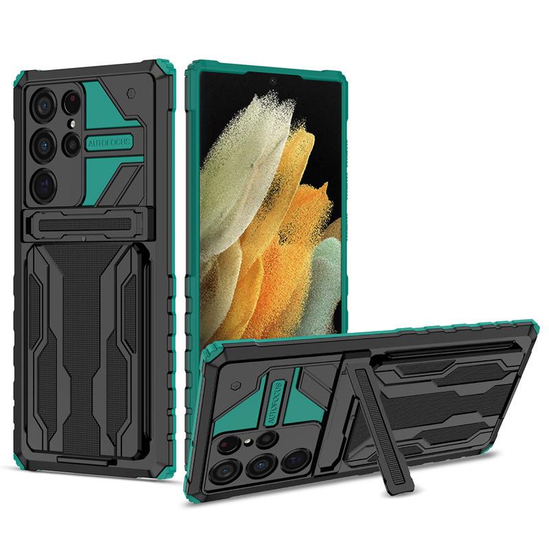Applicable To Samsung S26Ultra King Kong Card Case Mobile Phone Case S25Ultra Card Holder S24Ultra Protective Case
