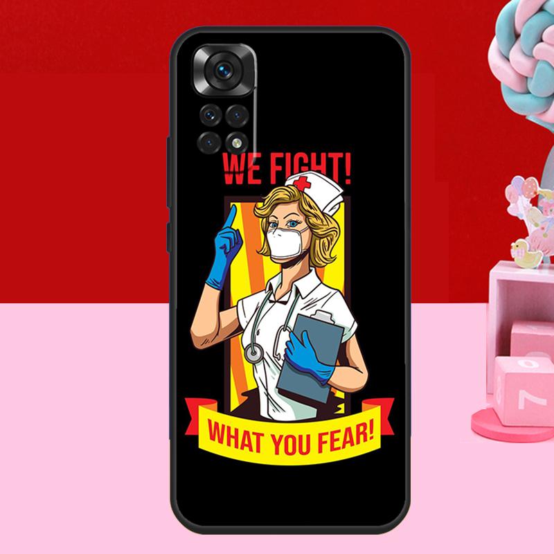 

Doctor Nurse Medical Case For Xiaomi Redmi Note 14 13 12 11 10 15 Pro Plus Redmi 15 C 13C 10C 12C 14C Soft Cover Redmi Note 11 Pro
