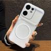 Metallic Finish Magnetic TPU Phone Case for OPPO Reno13 F 4G/5G Shockproof Matte Soft Cover