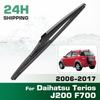 Heckscheibenwischerblätter, Premium-Ganzjahreswischerblätter Ersatz für Daihatsu Terios J200 F700 2006-2017