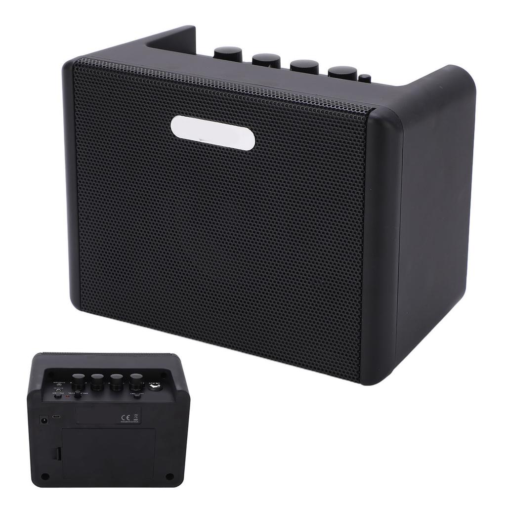 Guitar Speaker Mini Portable Distortion 2 Channel Tape Delay for Practice 100‑240VUS Plug