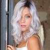 Synthetic Hair Wig for Women Older Ladies Daily Cosplay Party Natural Soft Fluffy Heat Resistant Mommy Wig