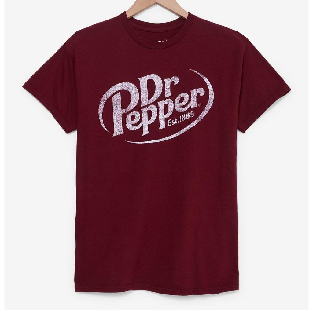 26 Dr. Koszulka Unisex z Czerwonym Melange'em i Logo Pieprzu Nowa