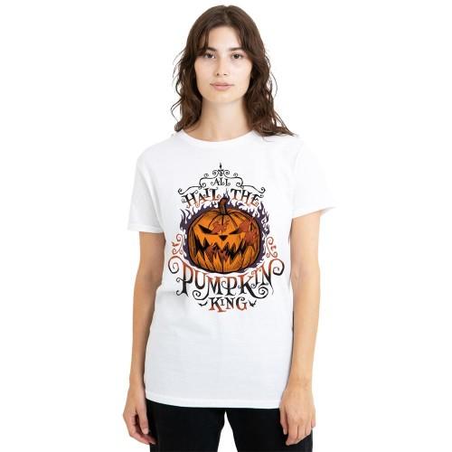 The Nightmare Before Christmas Womens/Ladies Hail The Pumpkin King T-Shirt