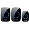 Dual Wireless Waterproof Doorbell with Flash Alerts - Battery Powered, No Plug Needed
