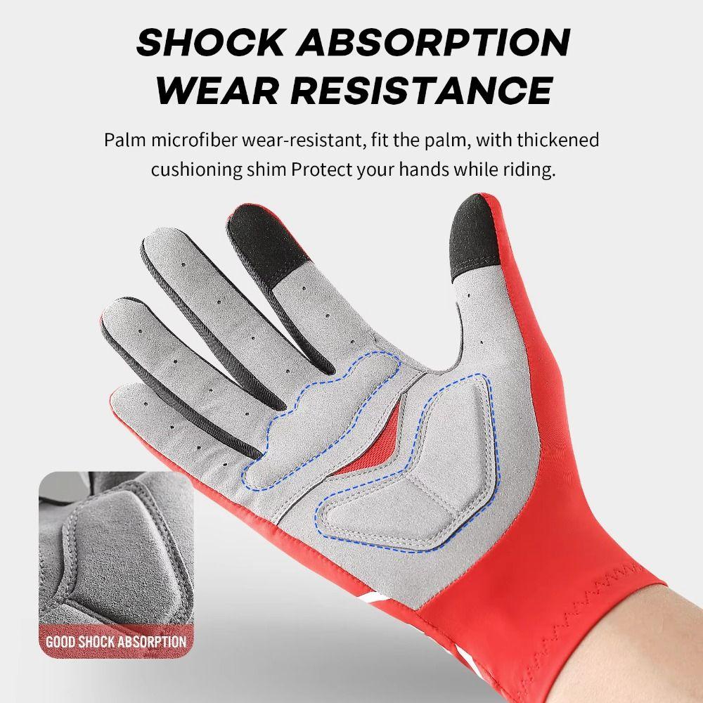 Breaking Wind Cycling Gloves Shock Absorption Racing Road Bike Glove  MTB Road Bike