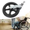6 Inch Wheelchair Front Wheels with Front Fork Drive Steel Bearing Wheel Front Fork for Wheelchair Replacement Parts