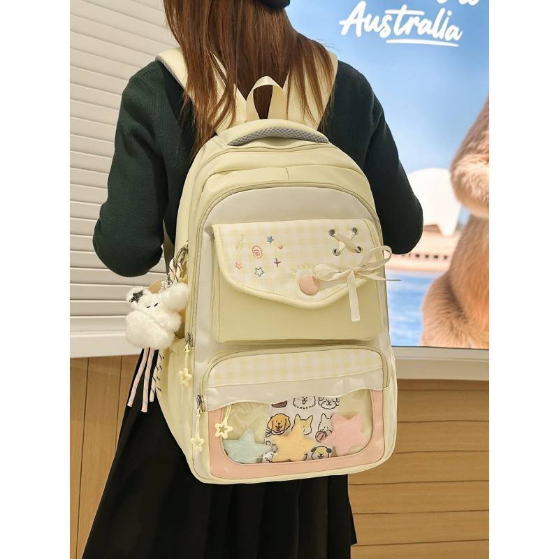 Japanese Anime School Backpack With Multiple Compartments For Teens And Students