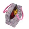 Lunch Bag Carry Holders Containers Rose Pattern Picnic Organizer Container Worker Student Food Storage Bags Carrying Pouches
