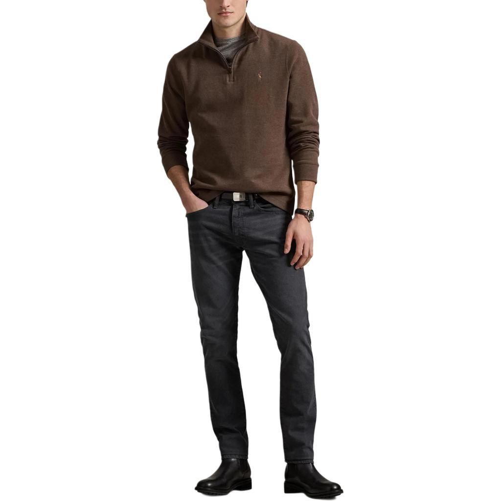 Polo Ralph Lauren Logo Embroidered Ribbed Cuff Long Sleeve Sweatshirt Men Sweatshirt 710671929-077