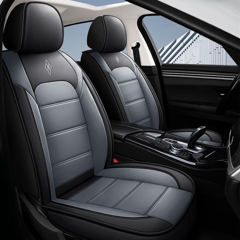 Universal Nappa Leather Car Seat Cover - Four Seasons, Full Coverage
