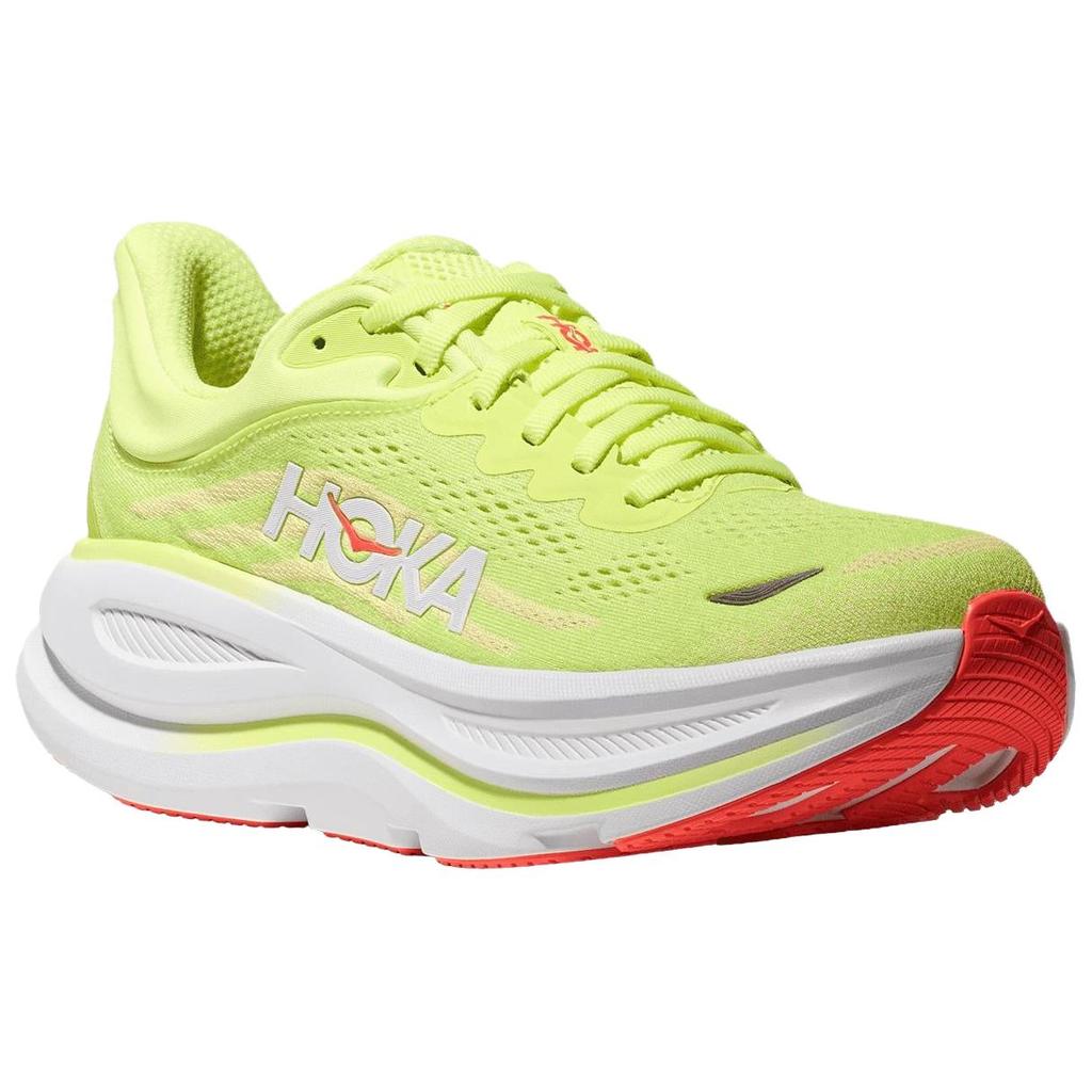 HOKA ONE ONE Bondi 9 Breathable Coverage Support Rebound Running Shoes Women's Bright Green 1162012-NYZS
