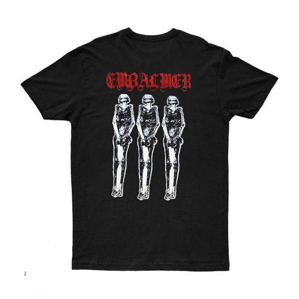 2025 New EMBALMER – PROJECTILE VOMIT Printed Unisex Street Fashion Trend Short Sleeved Pure Cotton Round Neck