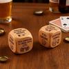 Set of 6 Decision Making Dices Set Party Entertainment Dices Game Accessory For Friend Family Gathering Choice Making Tool