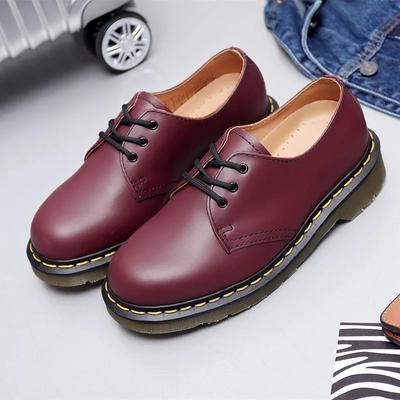 Nowe Botki Męskie Damskie Dla Par Buty Casual Klasyczna Moda Skórzane Niskie Retro Antypoślizgowe Odporne na Ścieranie Buty Motocyklowe