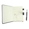 Notebook PU Leather Cover Smoothing Ink Proof Thick Paper Ruled Paper Notebook with Pen Box for School   Travel