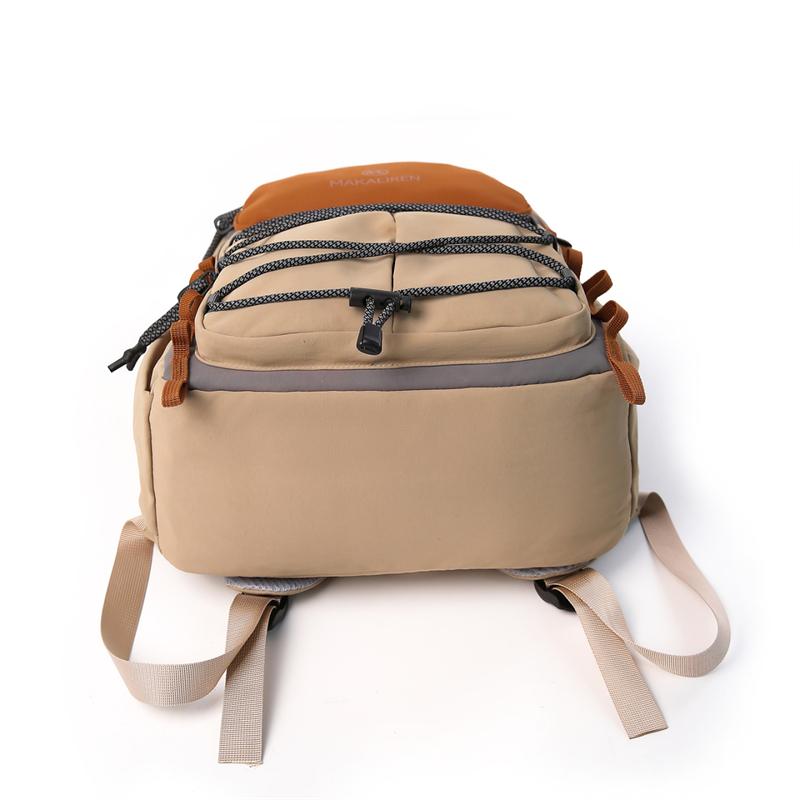Unisex Outdoor Backpack Color Block Waterproof Backpack