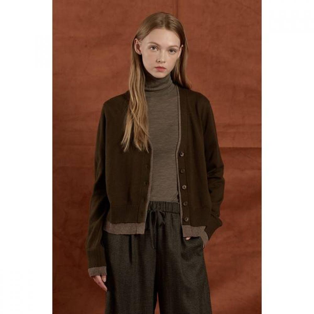 Bcbg Color Line Contrast Knit Cardigan B5w9k108