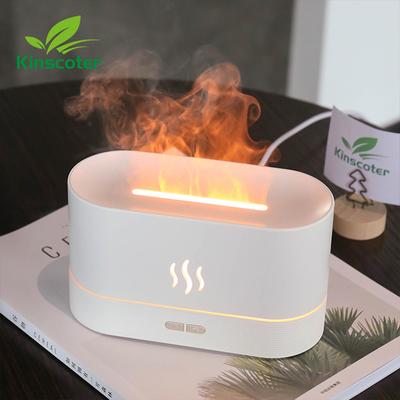 Zvlhčovač vzduchu s plamenem, vonný esenciální olej, aroma difuzér, aromaterapeutický stroj pro domácí jógu
