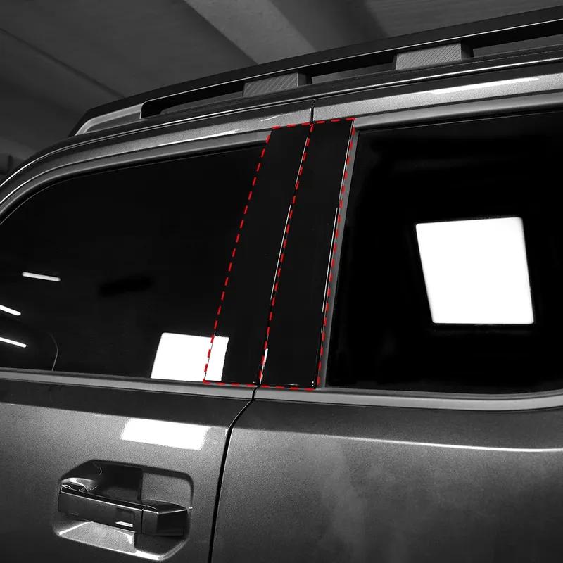 For Kia TASMAN 2025 2026 4PCS ABS B-pillar Sticker Cover Trim Exterior Accessories LHD/RHD