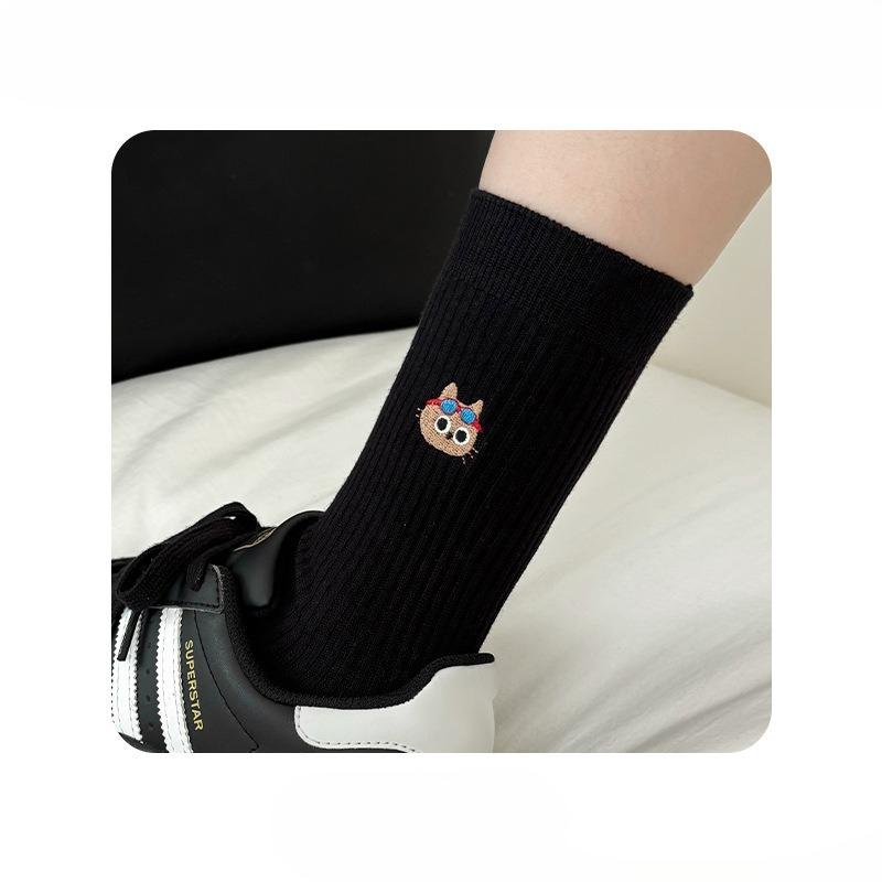 Женские осенне-зимние модные новые бесшовные носки из хлопка с начесом 1 pair