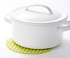 Yoshikawa EAtoco Nami Pot Mitt Silicone Mat 18 x 16 cm AS0046 (Green) Holder/Pot 2-way