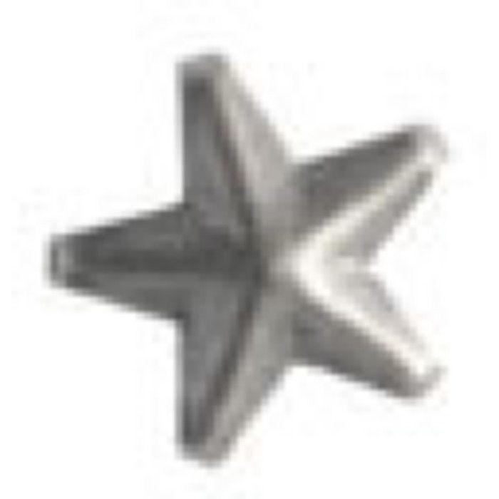 Star Claws - Silver - 8 Mm - 40 Pieces - Textile Customization - Nickel Free