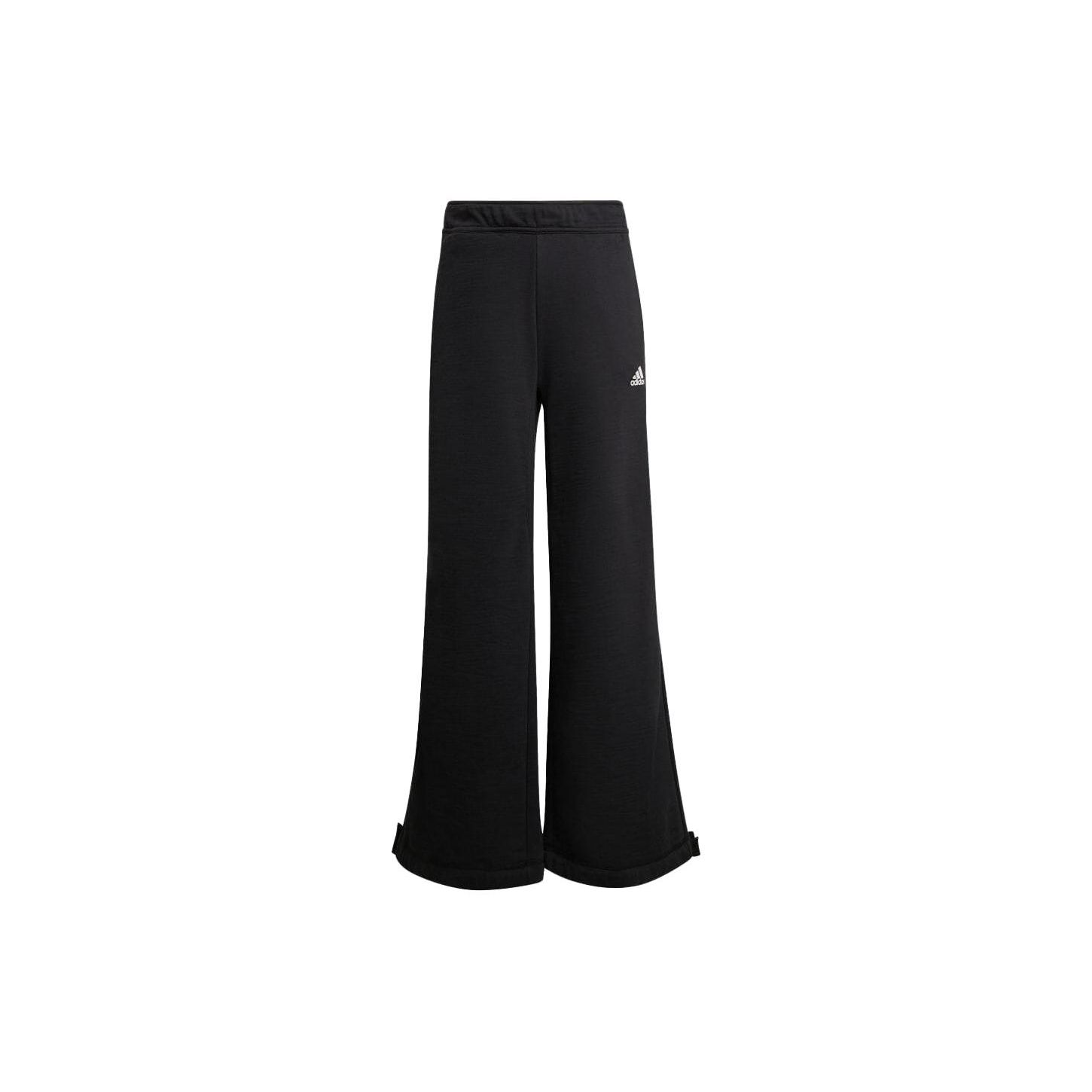 adidas Dance Knit PT Women s Loose Wide Leg Pants Black IC6623 XL