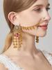 Vintage Boho Tassel Earrings and Necklace Set Ethnic Geometric Jewelry Wholesale