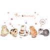 Cute Cat Stickers Set for DIY Decoration of Home, Living Room, Children's Bedroom
