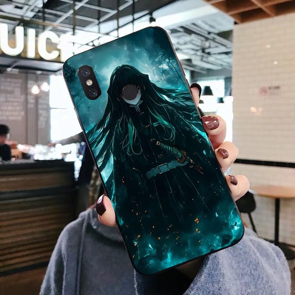 M-Muichiro Cartoon T-Tokito Phone Case For Xiaomi Mi 5X 8 9 10 11 12 Lite Pro 10T PocoX3pro PocoM3 Note 10 Pro Lite