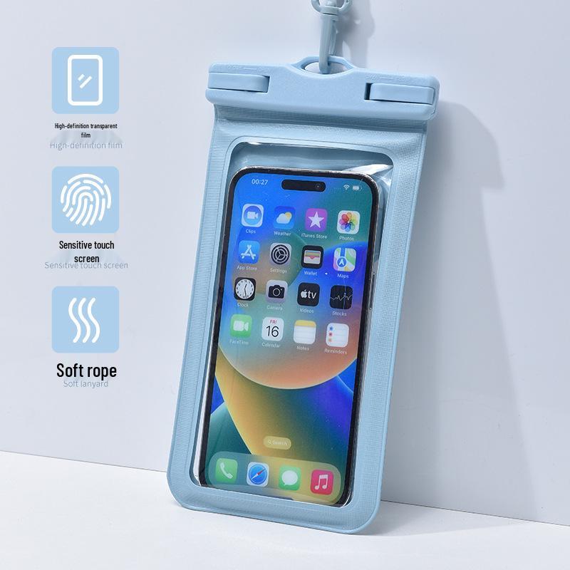 

Waterproof Touchscreen Phone Case for Swimming, Photos, Rafting, Diving, and Delivery Riders.