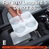 For BYD Leopard 5 Denza B5 Fangchengbao Bao5 Car Cup Holder Non-Slip Silicone Mat For Fridge Organizer