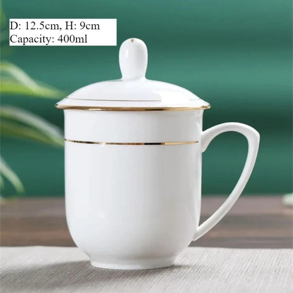 Jingdezhen Blue and White Porcelain Mug Chinese Dragon Ceramic Cup Office Meeting Water Cup Bone China Green Tea Coffee Mug